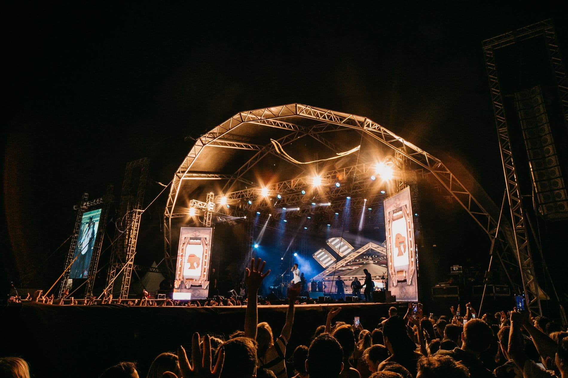 Livemusik på stora scenen